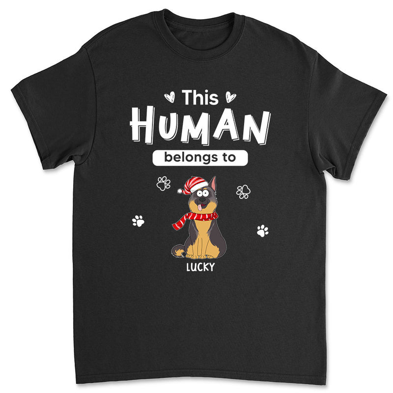 Belongs To Pets Christmas - Personalized Custom Premium T-shirt