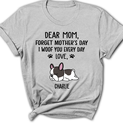 Woof My Mom - Personalized Custom Women's T-shirt