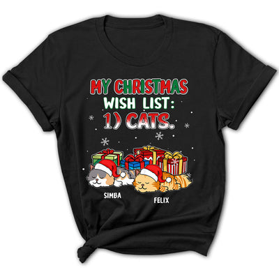 Christmas Wish List - Personalized Custom Women's T-shirt