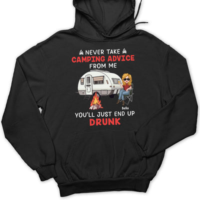 Camping Advice - Personalized Custom Hoodie