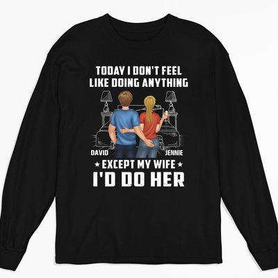 Doing Anything - Personalized Custom Long Sleeve T-shirt