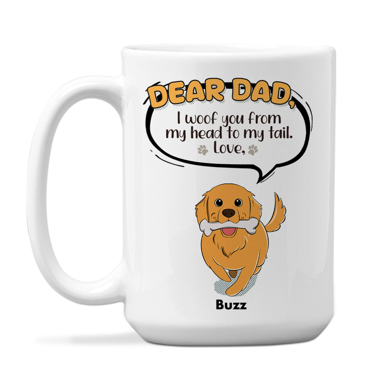 My Head To Tail - Personalized Custom Coffee Mug