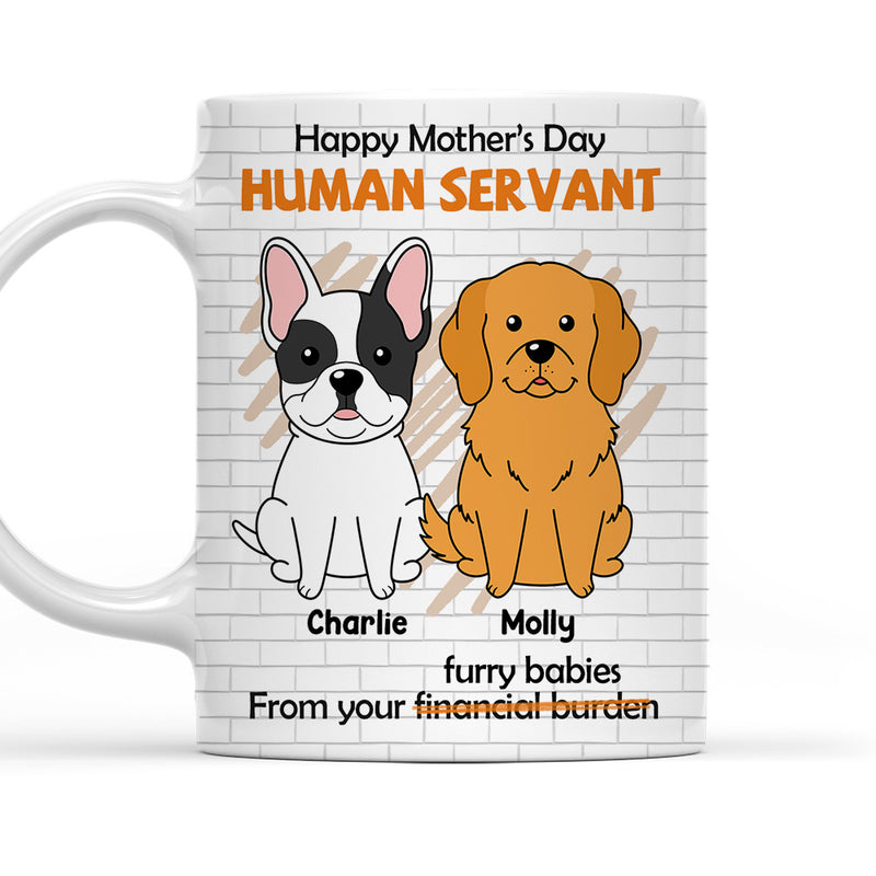 From Your Furry Baby Dog - Personalized Custom Coffee Mug