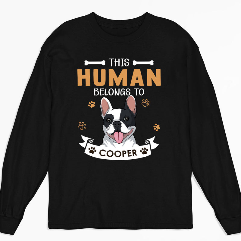 Human Belong To Us - Personalized Custom Long Sleeve T-shirt