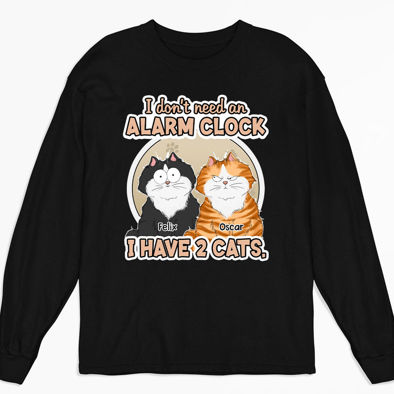 I Have A Cat - Personalized Custom Long Sleeve T-shirt