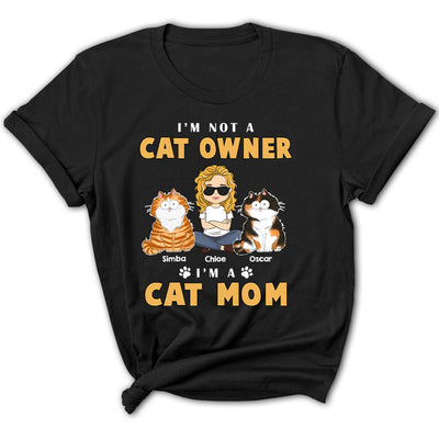 Cat Mom Funny - Personalized Custom Women's T-shirt