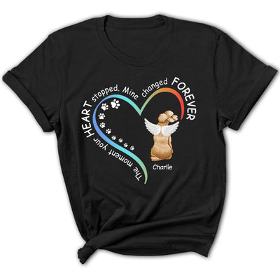 My Heart Changed Forever - Personalized Custom Women's T-shirt