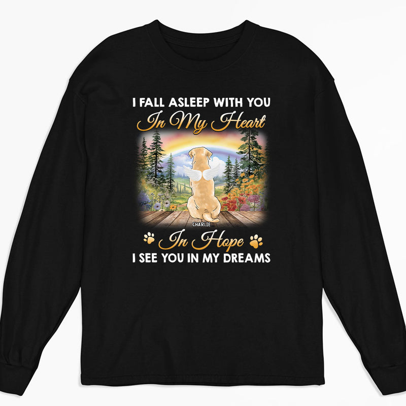 I See You In My Dreams - Personalized Custom Long Sleeve T-shirt