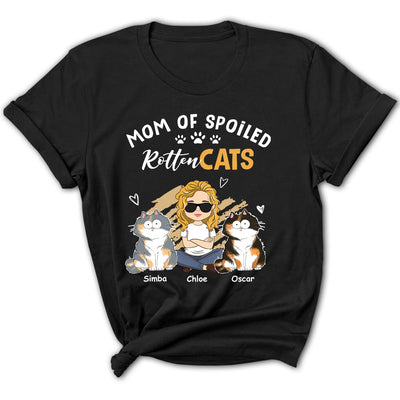 Spoiled Cats Funny - Personalized Custom Women's T-shirt