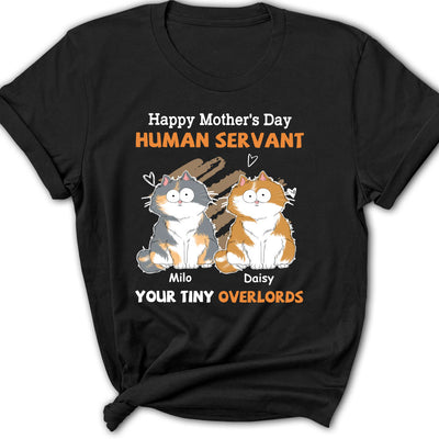 To My Human Servant Mom - Personalized Custom Women's T-shirt