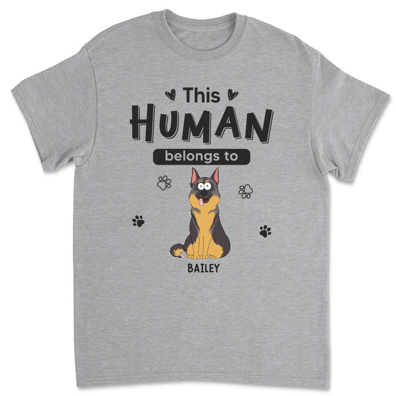 Belongs To Pets - Personalized Custom Unisex T-shirt