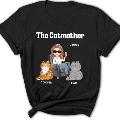 The Cat Mother - Personalized Custom Women's T-shirt