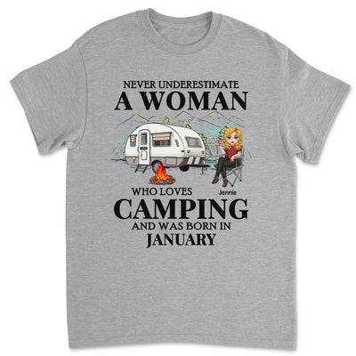 Monthly Camping - Personalized Custom Unisex T-shirt