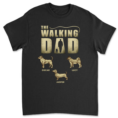 Walking Dad Vintage - Personalized Custom Unisex T-shirt