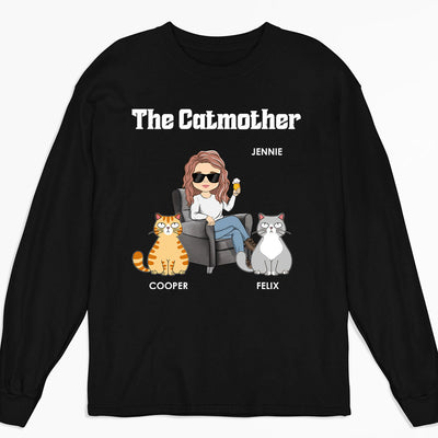 The Catmother - Personalized Custom Long Sleeve T-shirt