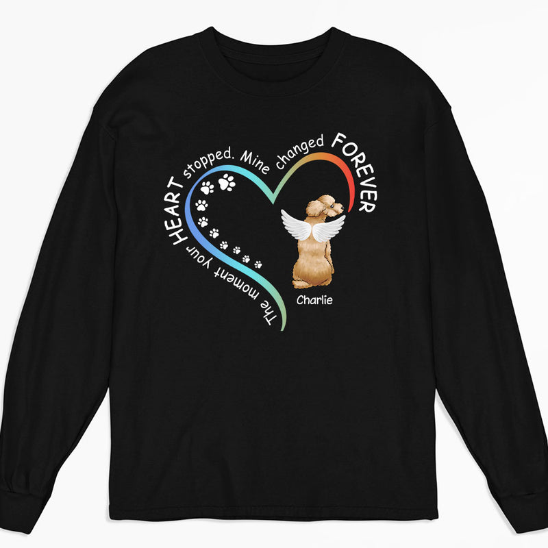 My Heart Changed Forever - Personalized Custom Long Sleeve T-shirt