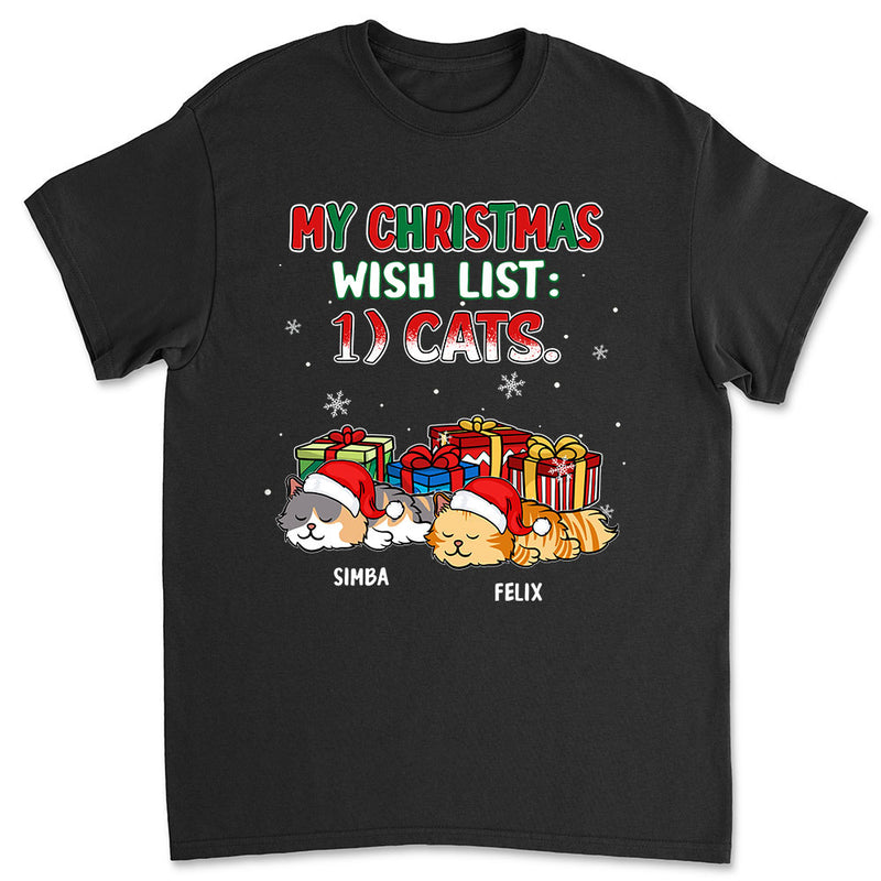 Christmas Wish List - Personalized Custom Unisex T-shirt