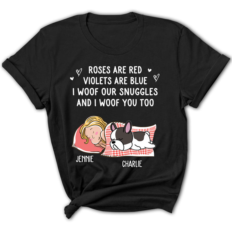 Woof Snuggles 2 - Personalized Custom Women&