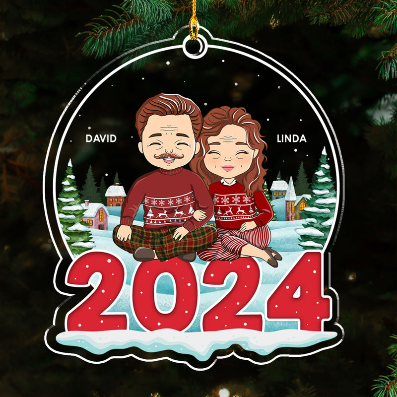 Couple 2024 - Personalized Custom Acrylic Ornament