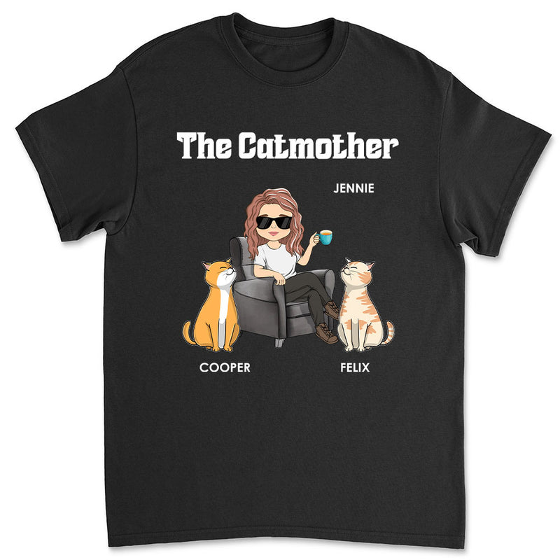 Mother Of Cats - Personalized Custom Unisex T-shirt