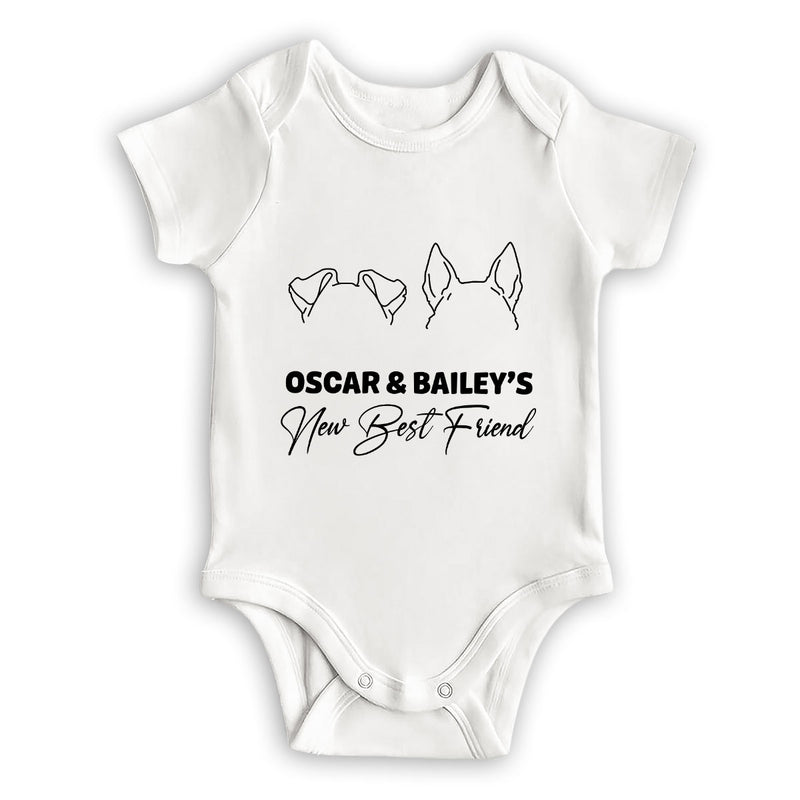 Dog Friend - Personalized Custom Baby Onesie