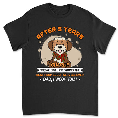 Best Poop Scoop Service - Personalized Custom Unisex T-shirt