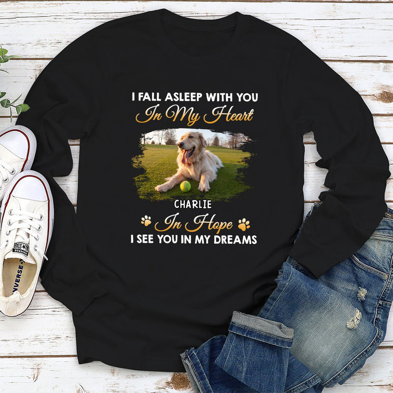 I See You In My Dreams - Personalized Custom Long Sleeve T-shirt