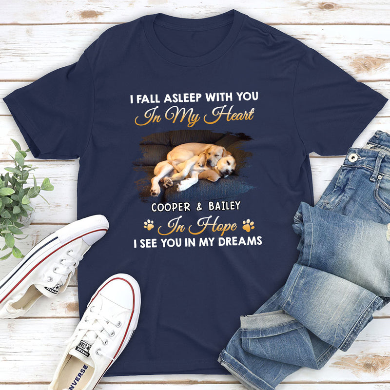 I See You In My Dreams - Personalized Custom Unisex T-shirt