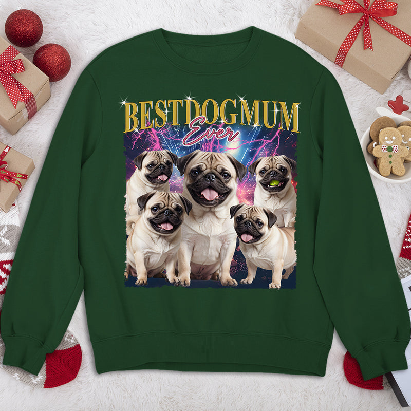 Gradient Best Dog Dad - Personalized Custom Sweatshirt