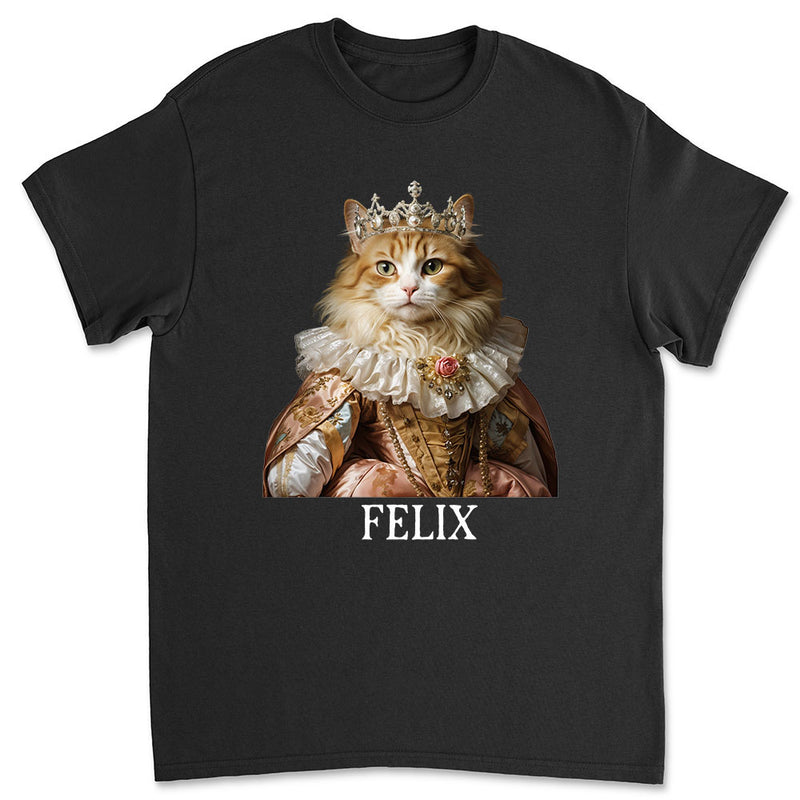 Custom Royal Pet Portrait - Personalized Custom Unisex T-shirt