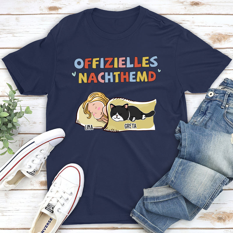 Nachthemd Für Haustierbesitzer 2 - Personalisiertes Premium T-Shirt