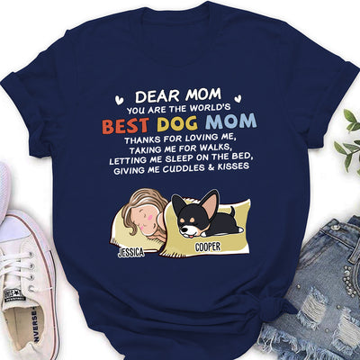 Dear Mom - Personalized Custom Women's T-shirt