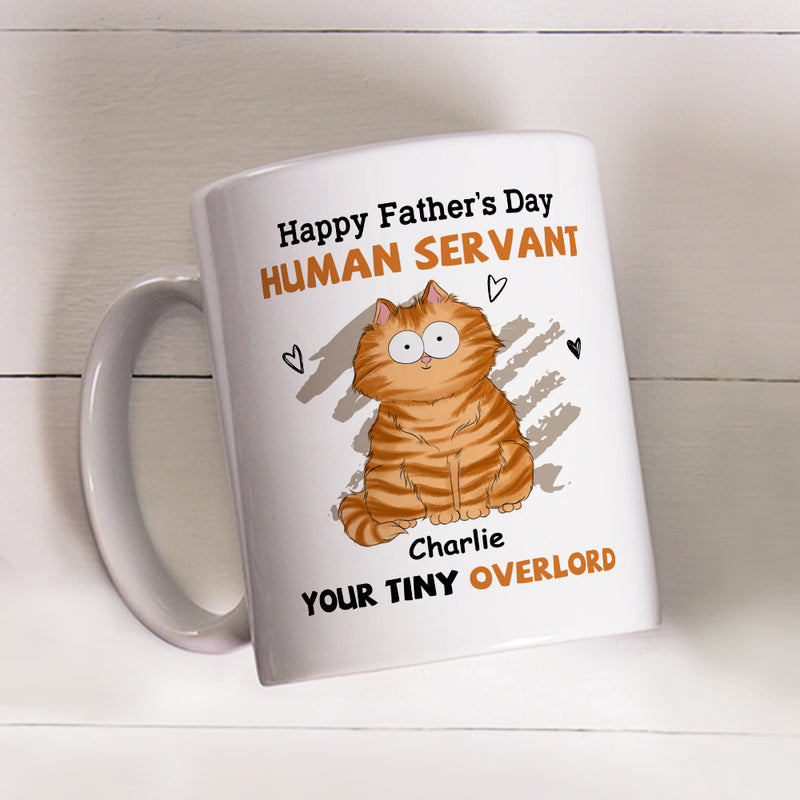 To My Human Servant - Personalized Custom Coffee Mug