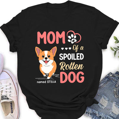 Parent Of A Spoiled Dogs - Personalized Custom Women's T-shirt