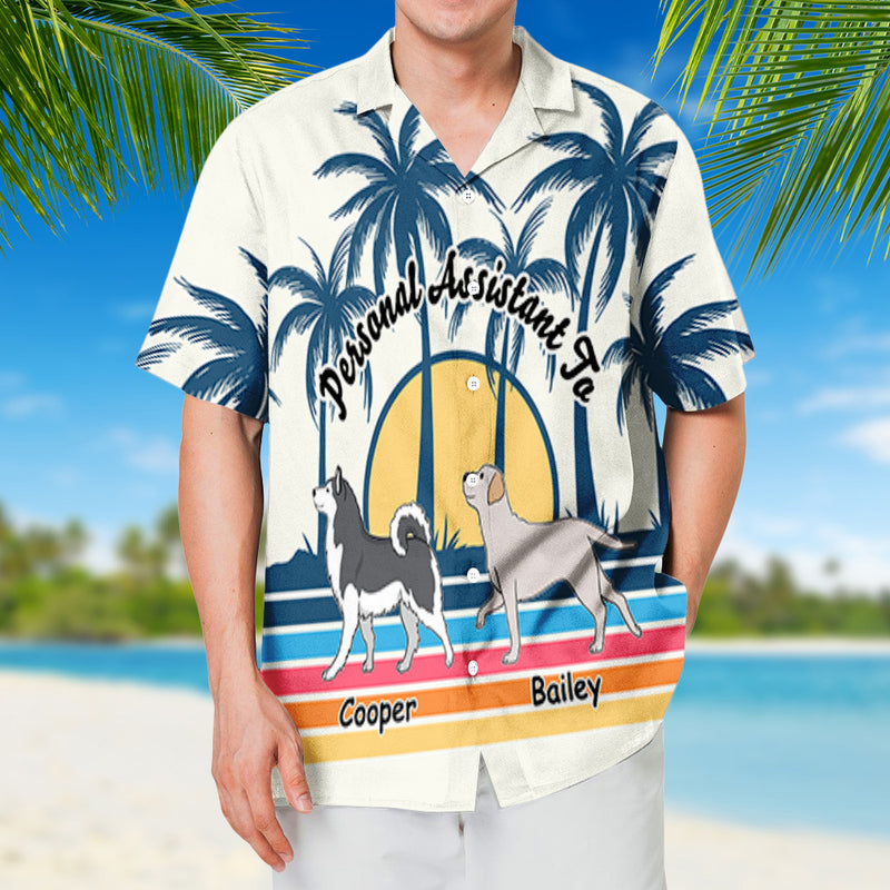 Dog Personal Assistant - Personalized Custom Hawaiian Shirt
