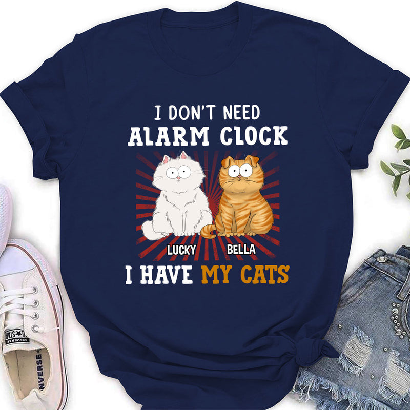 Cat Alarm Clock - Personalized Custom Women&