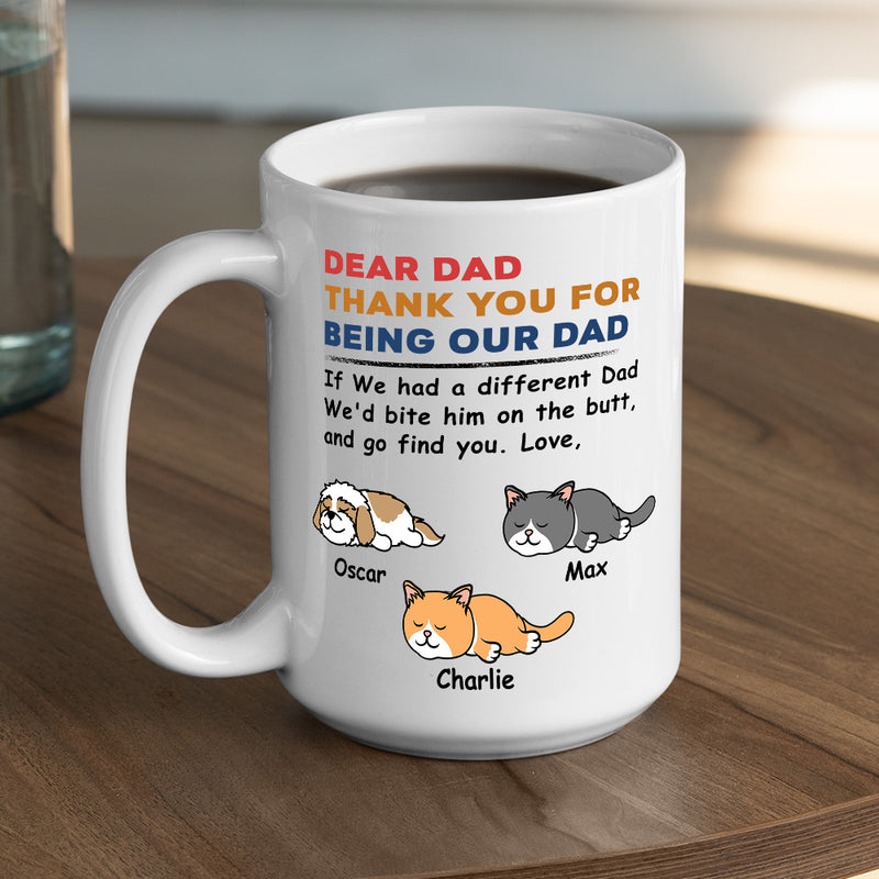 Pet Bite Butt - Personalized Custom Coffee Mug