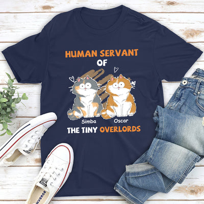 Human Servant Of Overlords - Personalized Custom Premium T-shirt