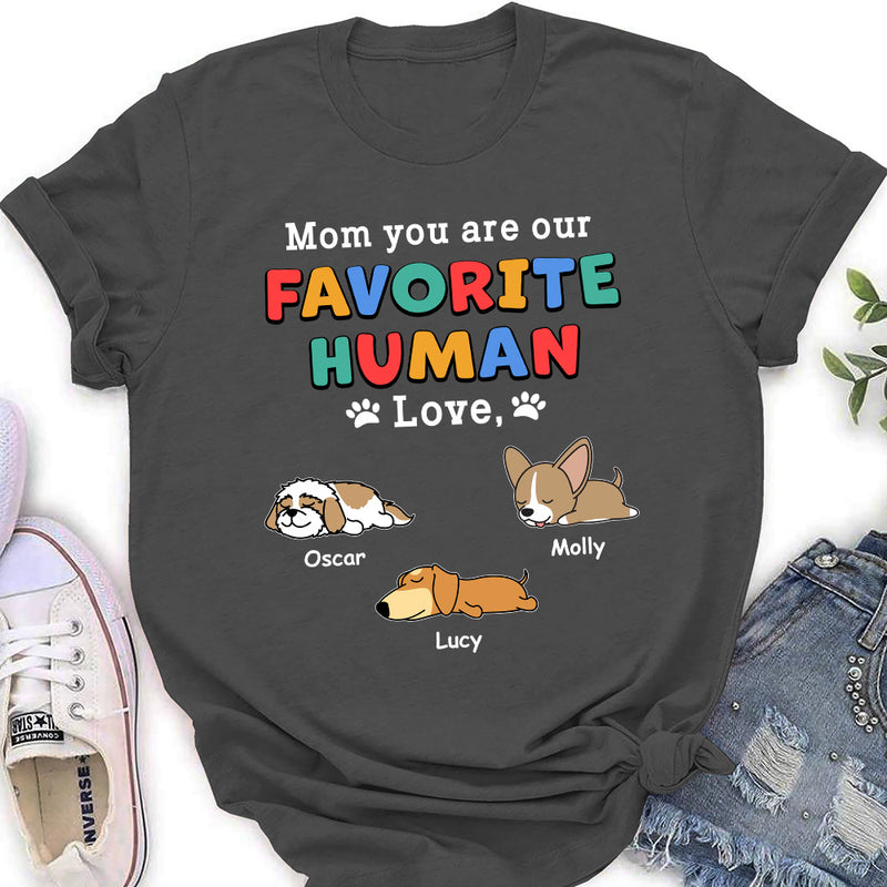 Favorite Dog Parents  - Personalized Custom Women&