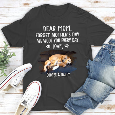 Woof You Dad - Personalized Custom Unisex T-shirt