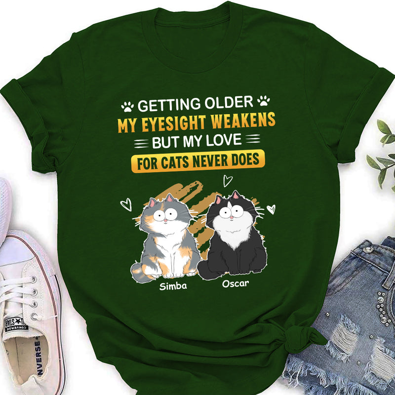 My Love For Cats - Personalized Custom Women&