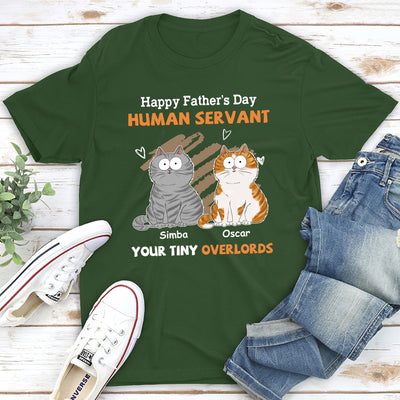 To My Human Servant - Personalized Custom Premium T-shirt