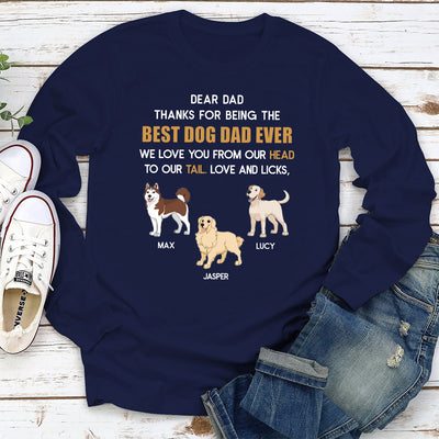 Head To Tail - Personalized Custom Long Sleeve T-shirt