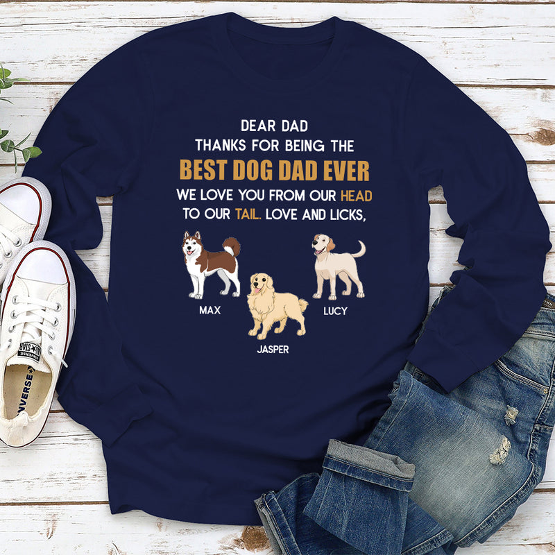 Head To Tail - Personalized Custom Long Sleeve T-shirt