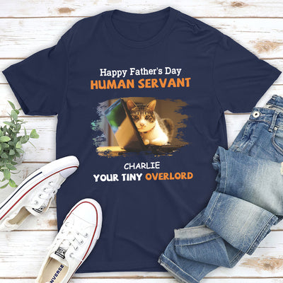 To My Human Servant Photo - Personalized Custom Premium T-shirt