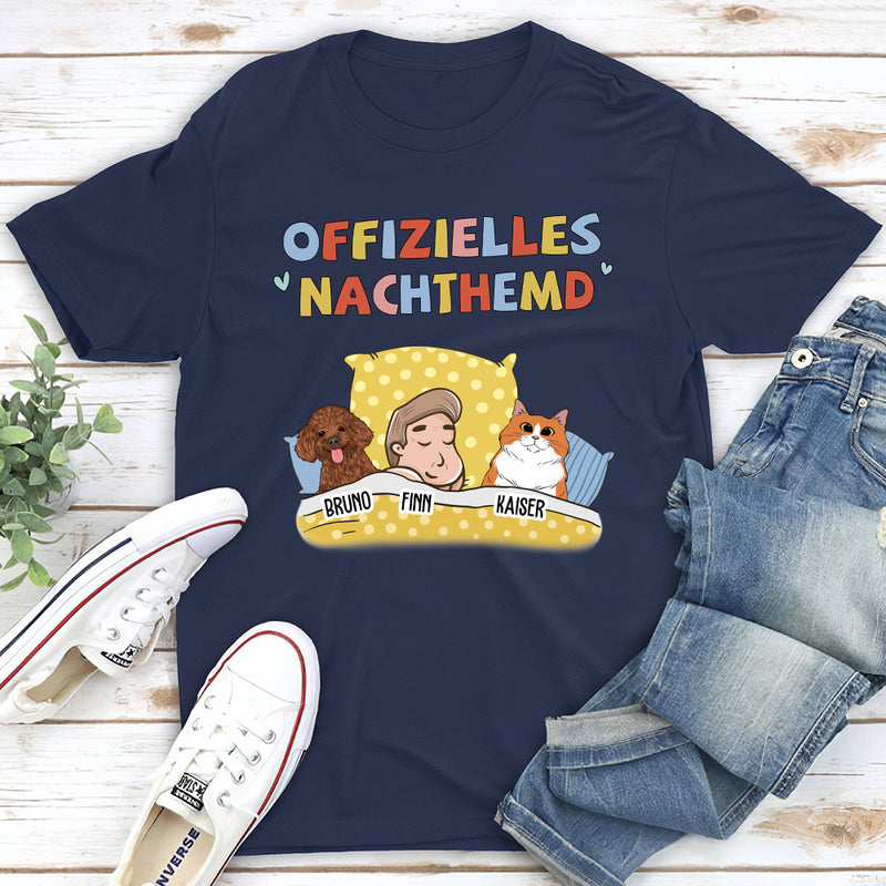 Offizielles Nachthemd Haustiere 2 - Personalisiertes Premium T-Shirt