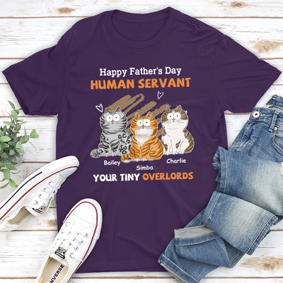 To My Human Servant - Personalized Custom Premium T-shirt