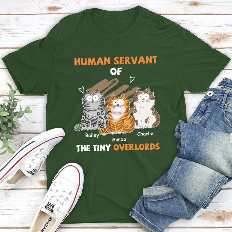 Human Servant Of Overlords - Personalized Custom Premium T-shirt