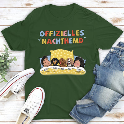 Offizielles Nachthemd Für Paare 2 - Personalisiertes Premium T-Shirt