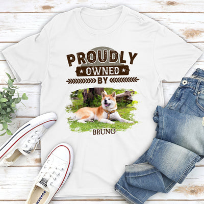 Proudly Owned By Photo - Personalized Custom Unisex T-shirt